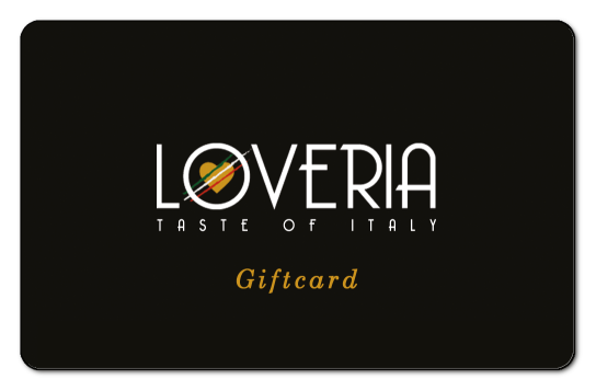 loveria logo on a black background